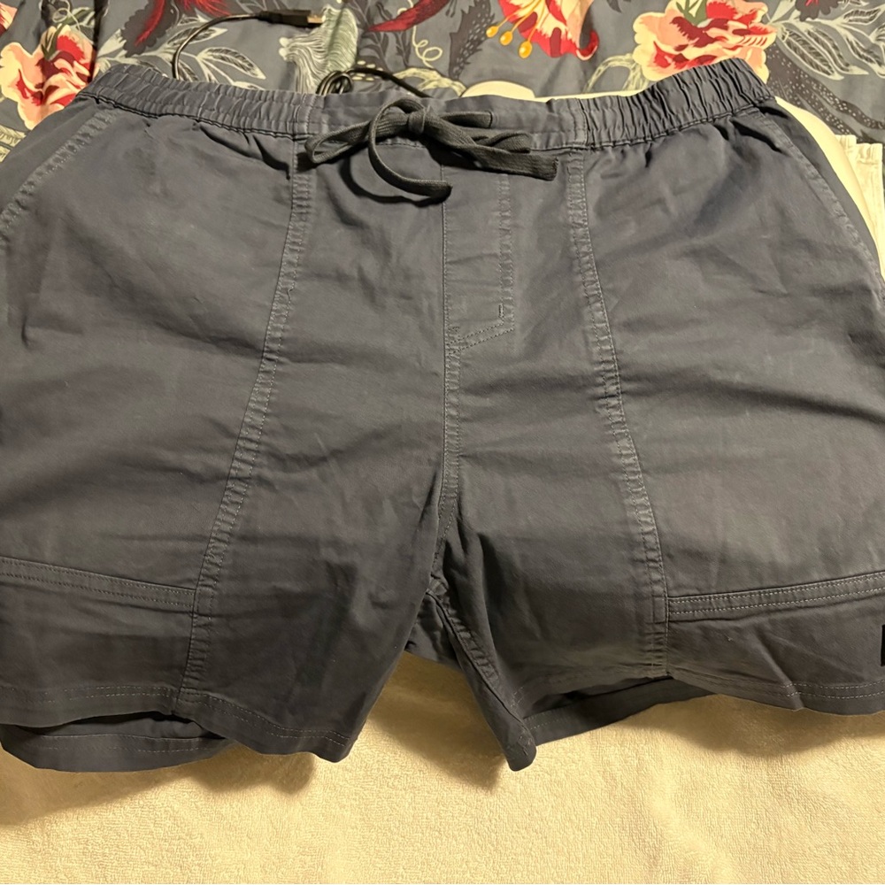 Hurley Blue casual shorts with Elastic Waistband